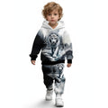 Toddler Boys Tiger Print Sweatshirt And Pants Set