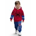 Toddler Boys Spider Print Hoodie And Pants Set