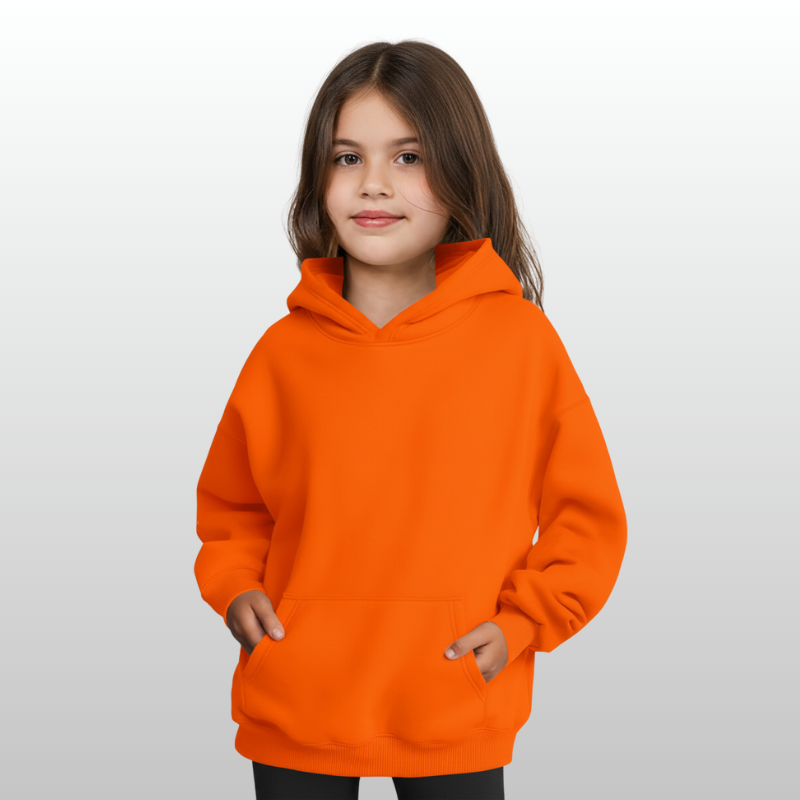 Girls Oversized Fleece Pullover Sweatshirts