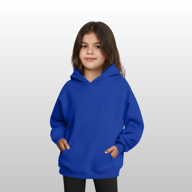 Girls Oversized Fleece Pullover Sweatshirts