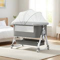 Newborn Portable Baby Bassinet And Bedside Sleeper With Rocking Mode