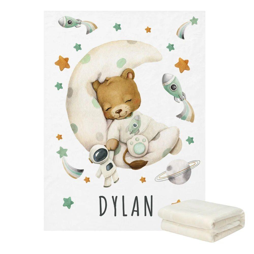 Custom cusSpace Lion Crib Set