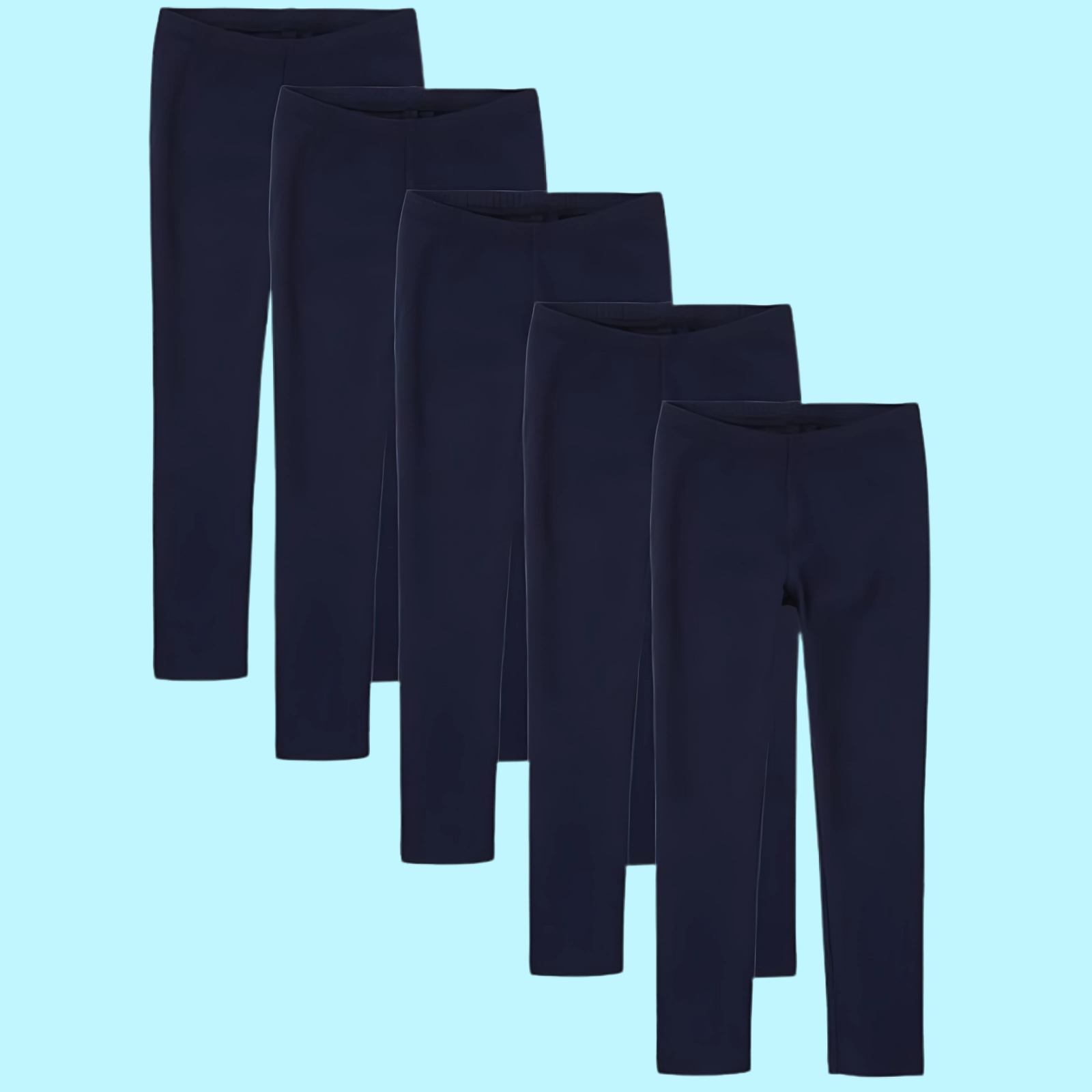 Girls Leggings Pack Of 5