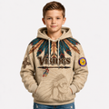 Minnesota Vikings Football Team Kids Themed Hoodie With Native American Design