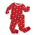 Deer Print Christmas Pajama Set