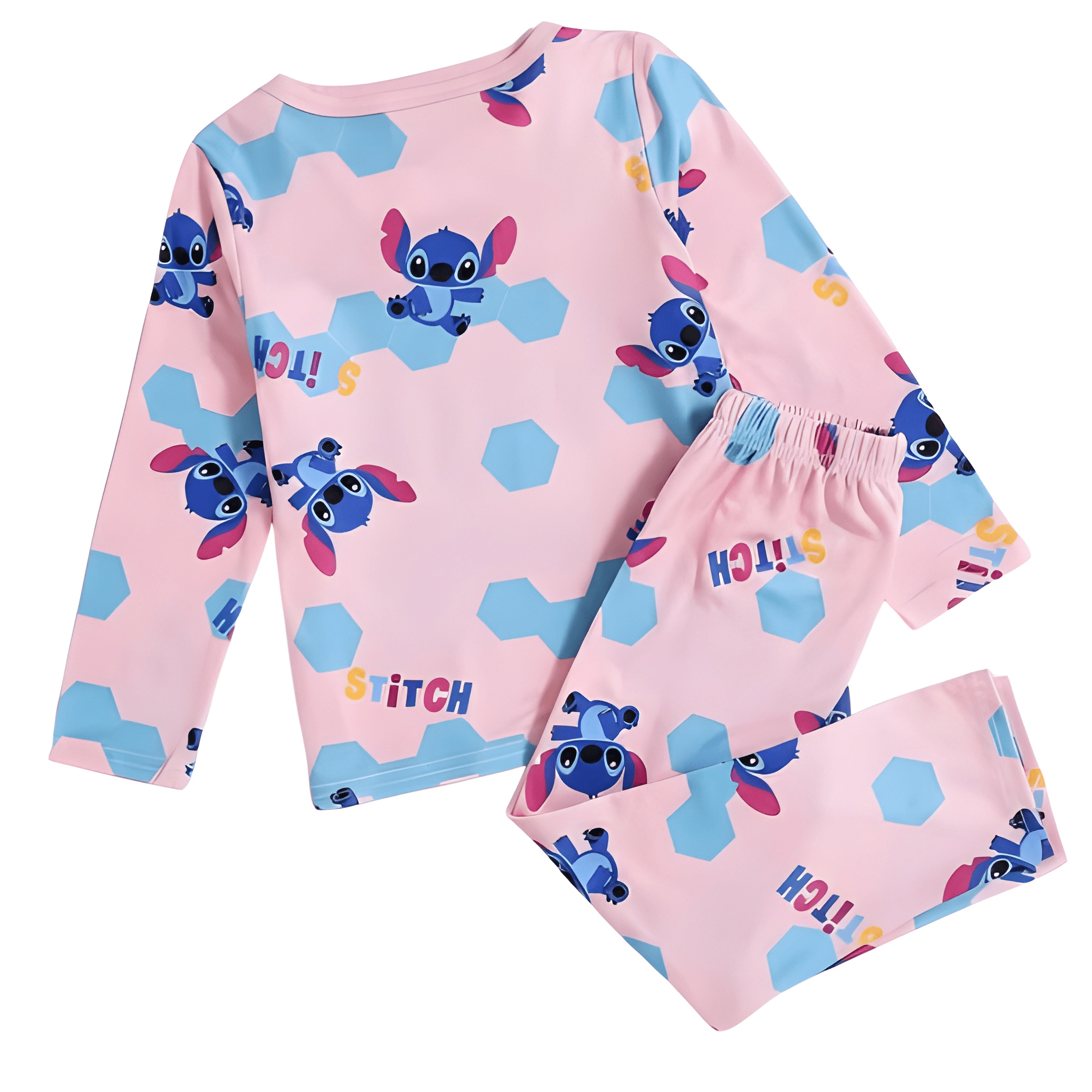 Stitch Character Kids Printed Pajama Set