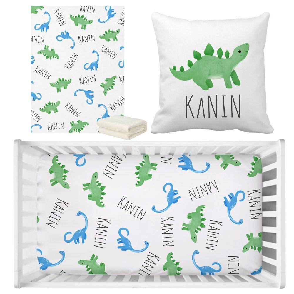 Dinosaur Toddler Bedding Set
