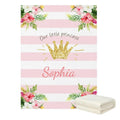 Custom Name Princess Blanket