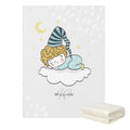 Time To Sleep Custom Name Blanket Personalized Baby Gift