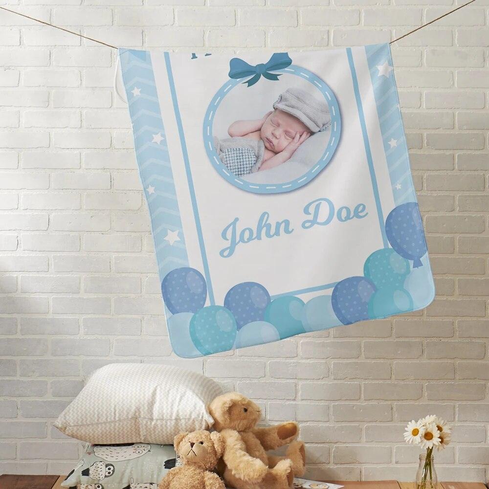 Photo Name Baby Blanket