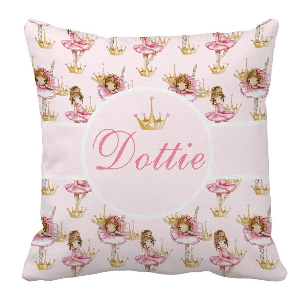Ballerina Custom Crown Bedding Set for Kids Room