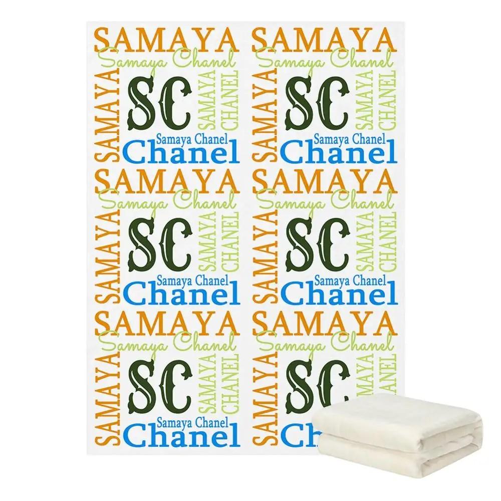 Color Block Name Blanket