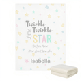 Custom Twinkle Star Name Blanket