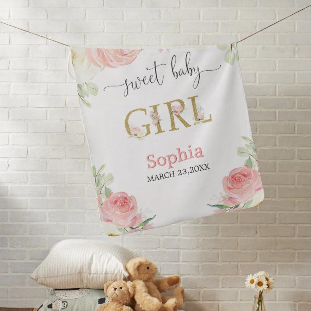 Custom Name Princess Blanket