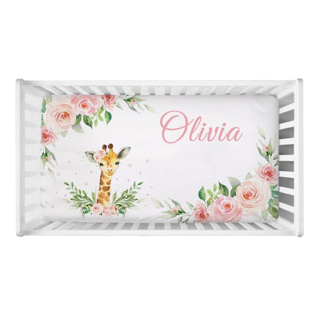 Giraffe Jungle Floral Custom