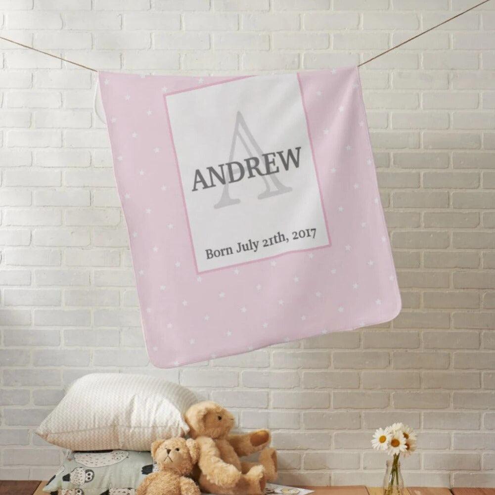 Custom Birthday Name Blanket