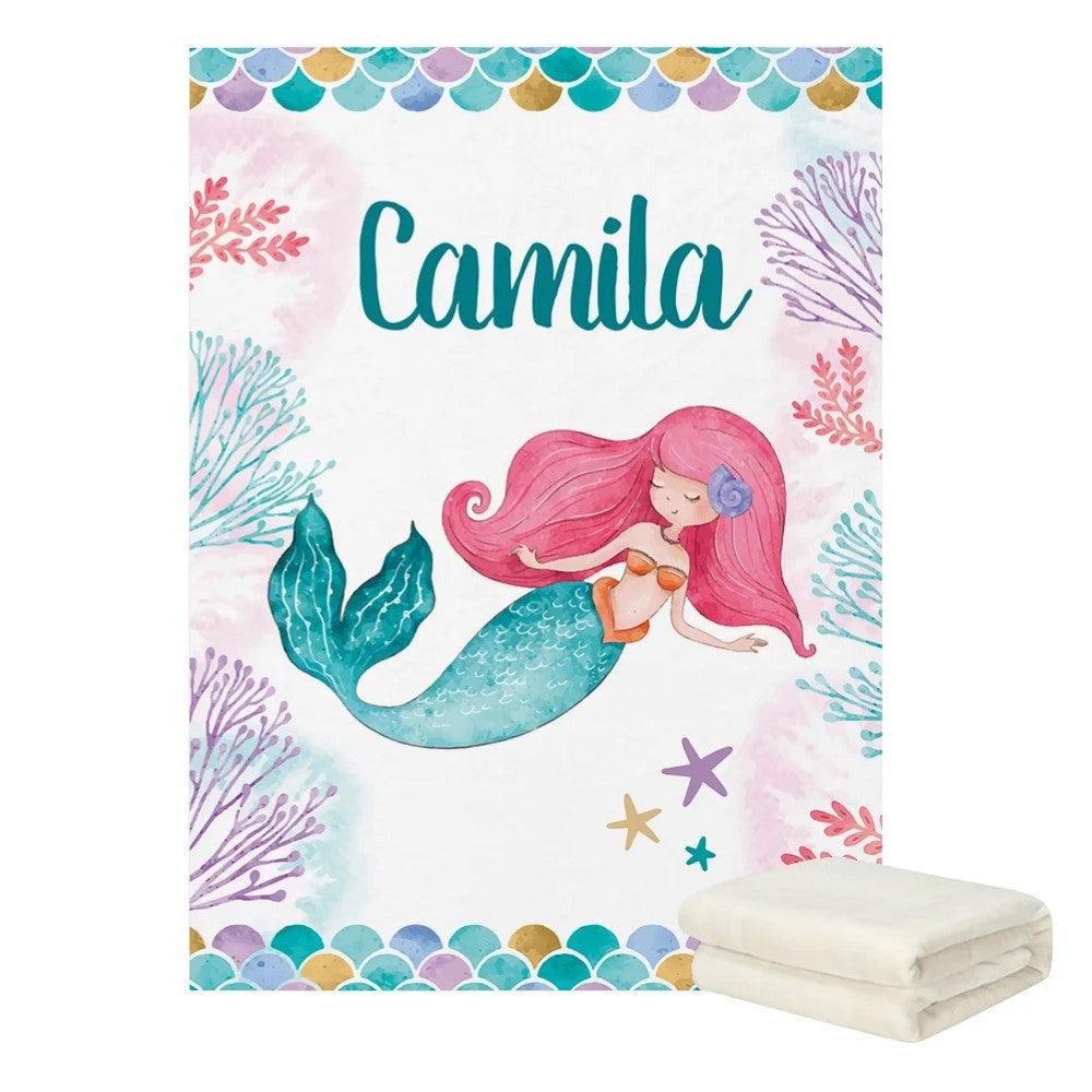 Mermaid Crib Custom Bedding