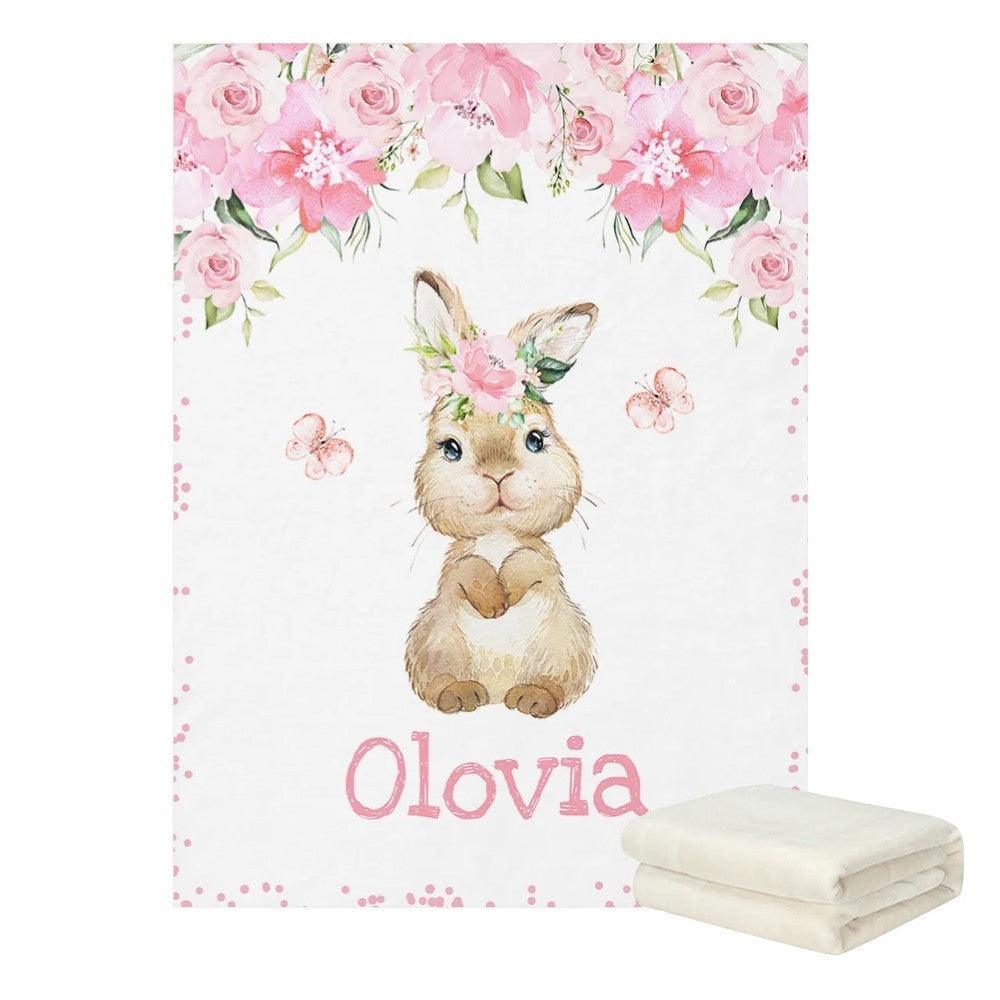 Bunny Rabbit Baby Blanket