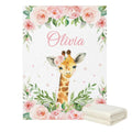 Floral Giraffe Jungle Bedding