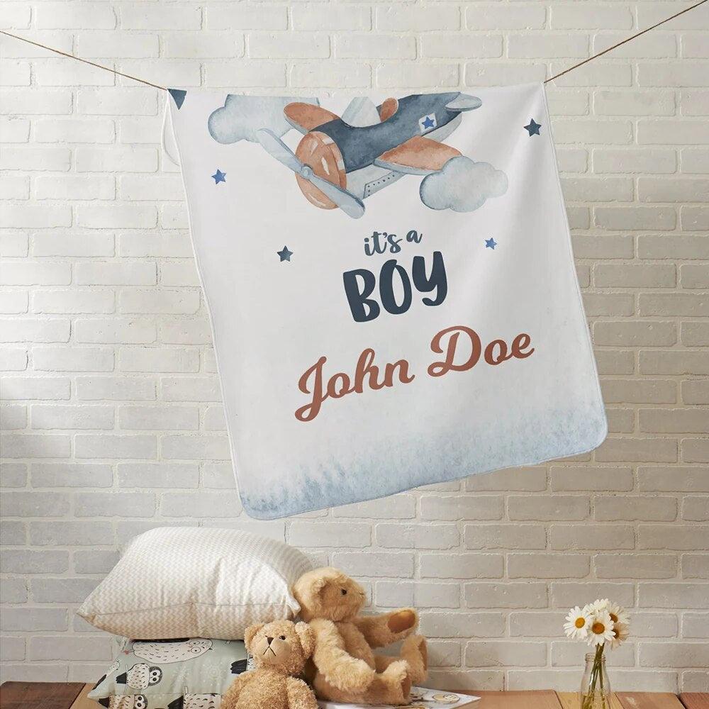 Photo Name Baby Blanket