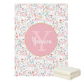 Floral Unicorn Name Bedding