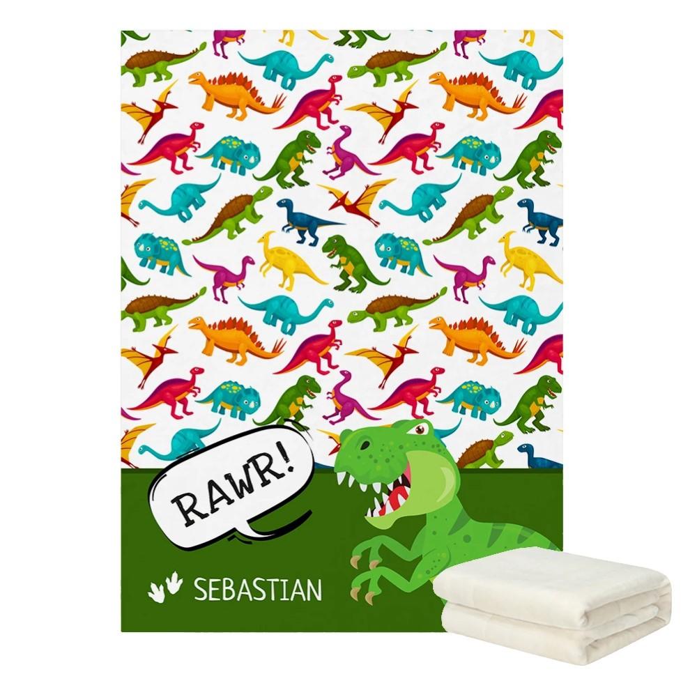 Dinosaur Name Bedding Set