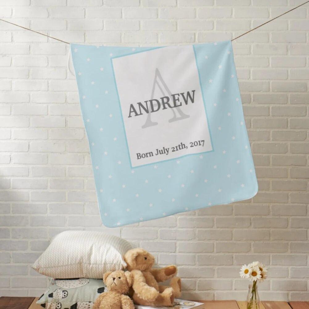 Custom Birthday Name Blanket