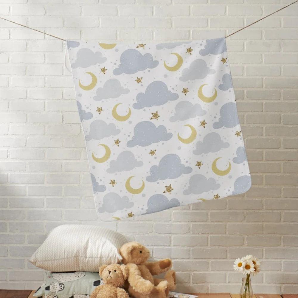 Time To Sleep Custom Name Blanket Personalized Baby Gift