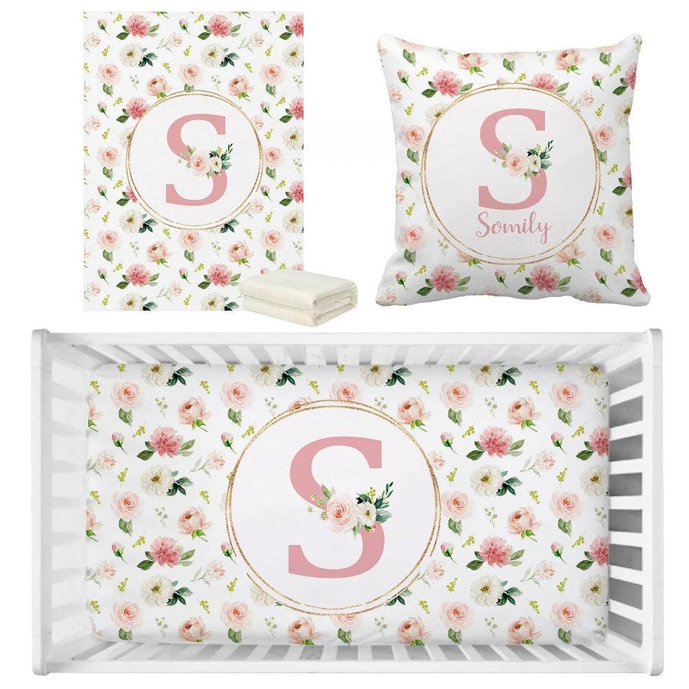 Custom Vintage Roses Bedding