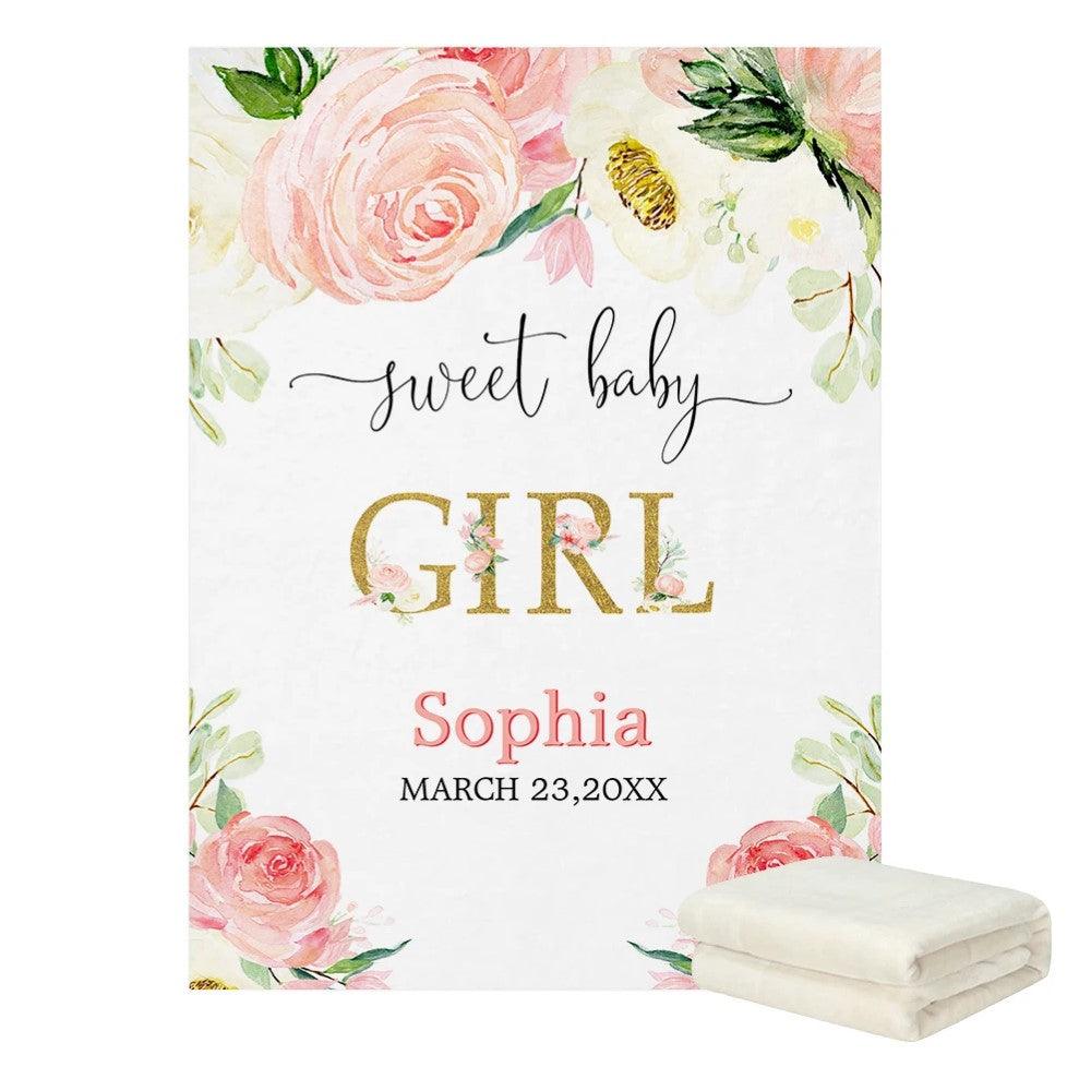 Custom Name Princess Blanket