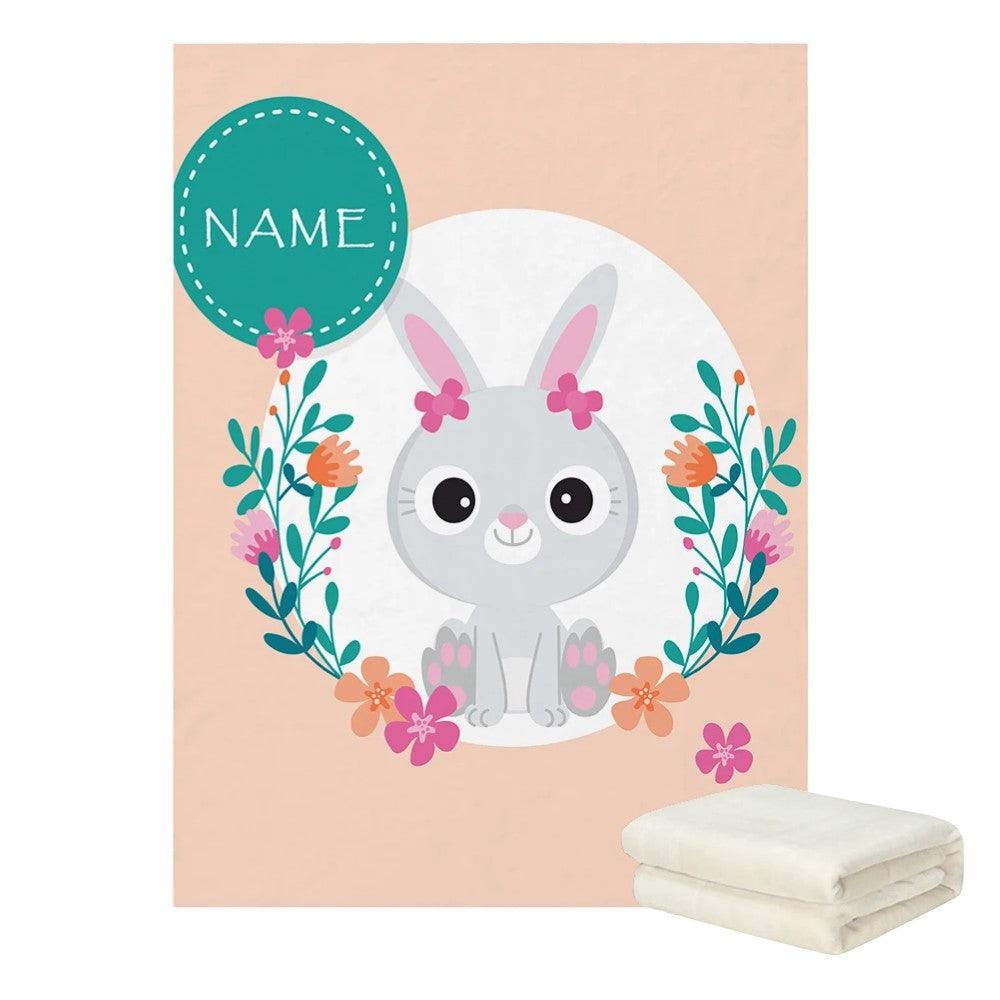 Dinosaur Personalized Name Blanket