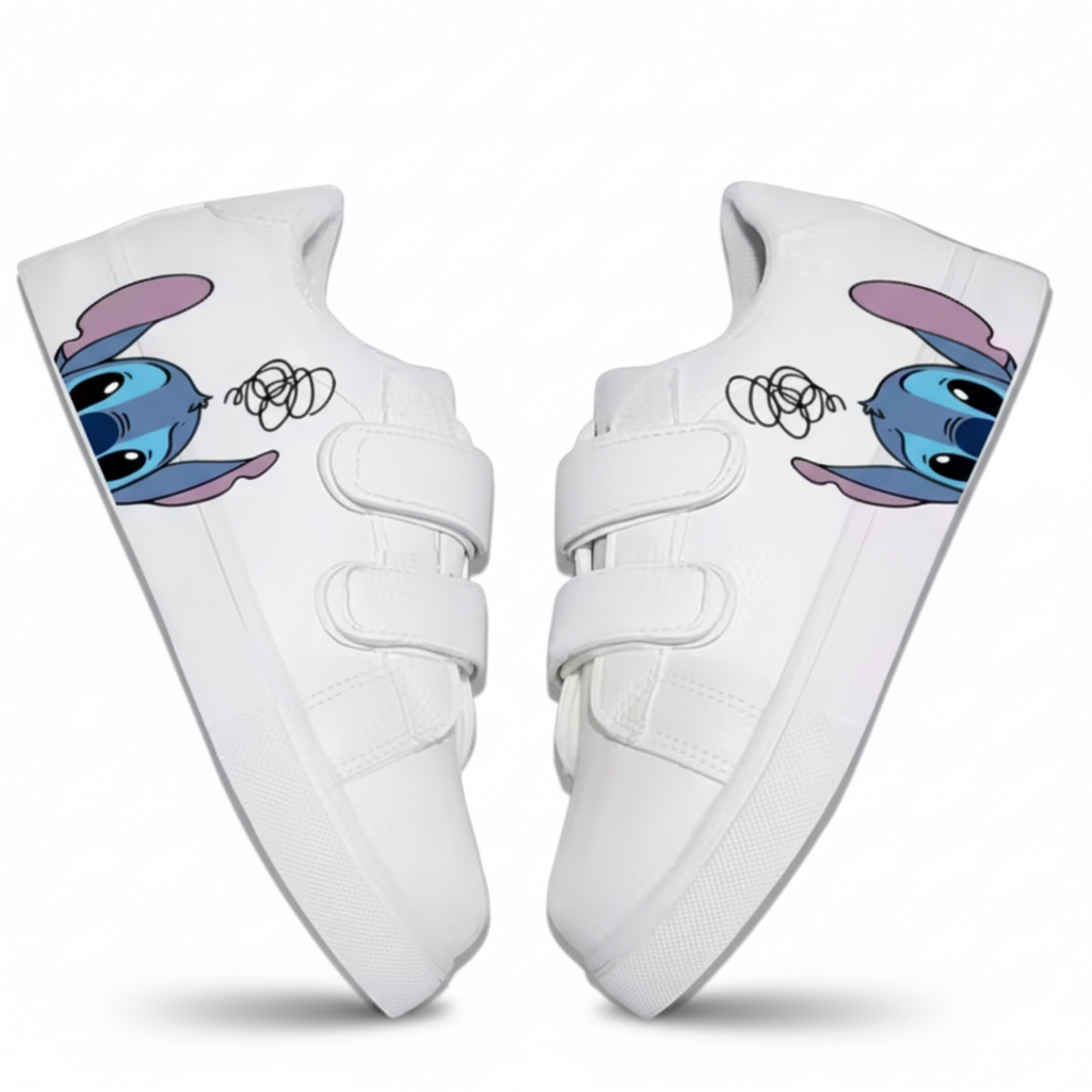 Kids Cartoon Printed Casual Sneakers