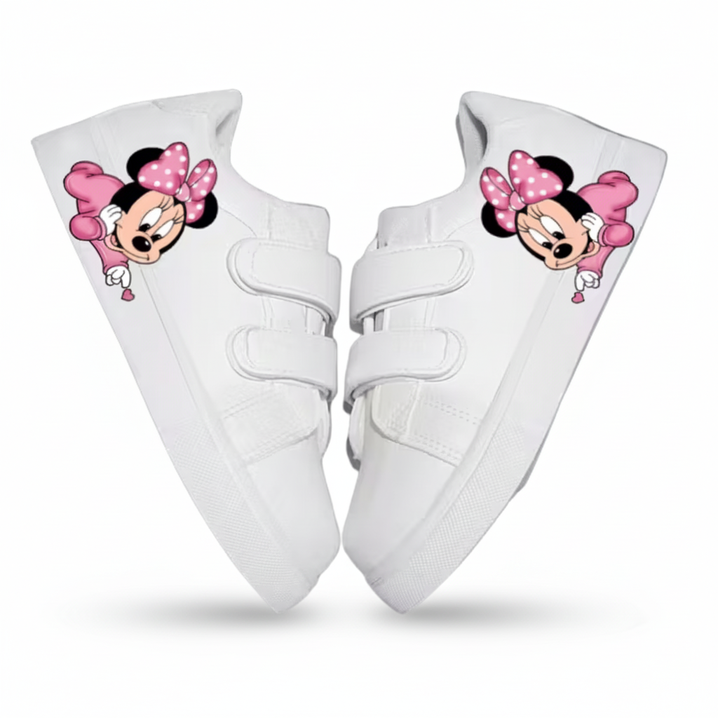 Kids Casual Sneakers With Cartoon Print