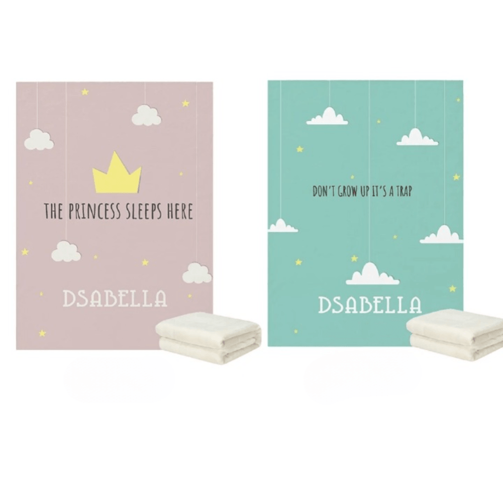 Custom Baby Clouds Blanket