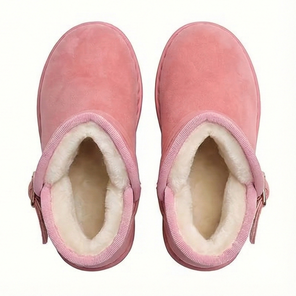 Girls Warm Fabric Winter Boots