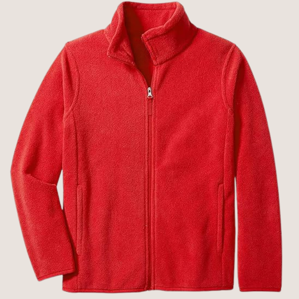 Toddlers Polar Fleece Full Zip Mock Jacket