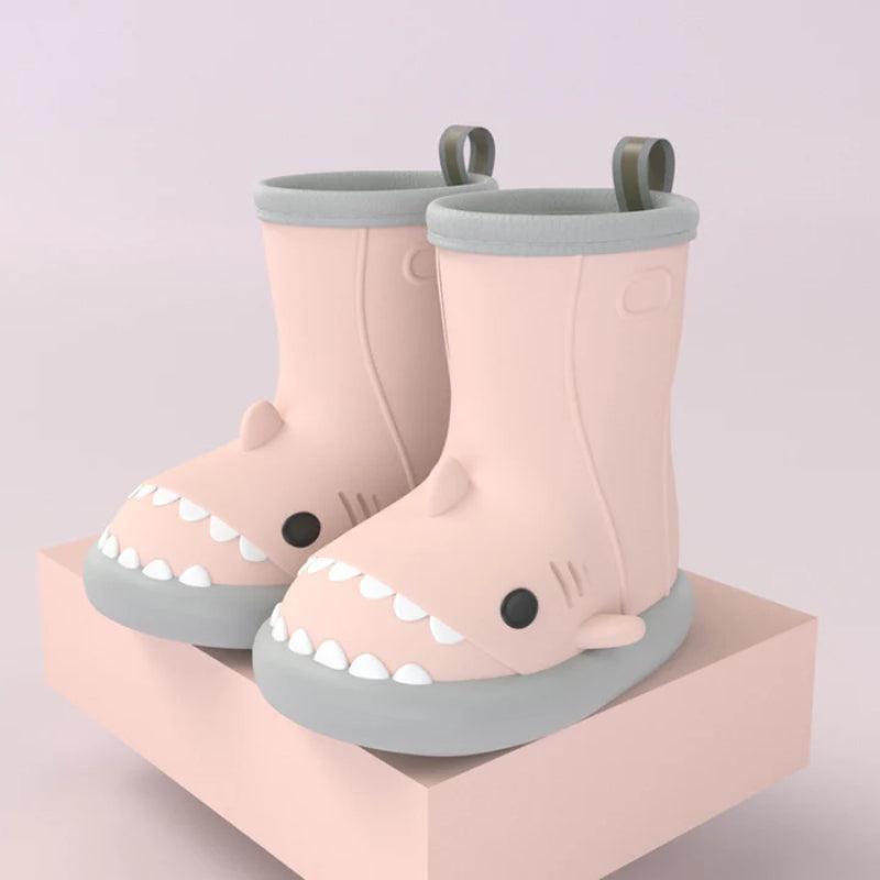 Kids Shark Waterproof Boots Adventure Ready Rain Gear