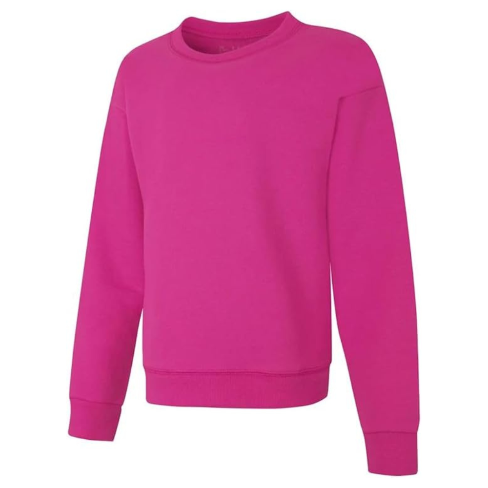 Girls Soft Midweight Fleece Pullover Sweatshirt
