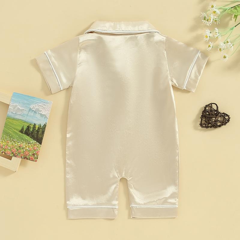 Babies Button Up Pajama Nightgown Romper