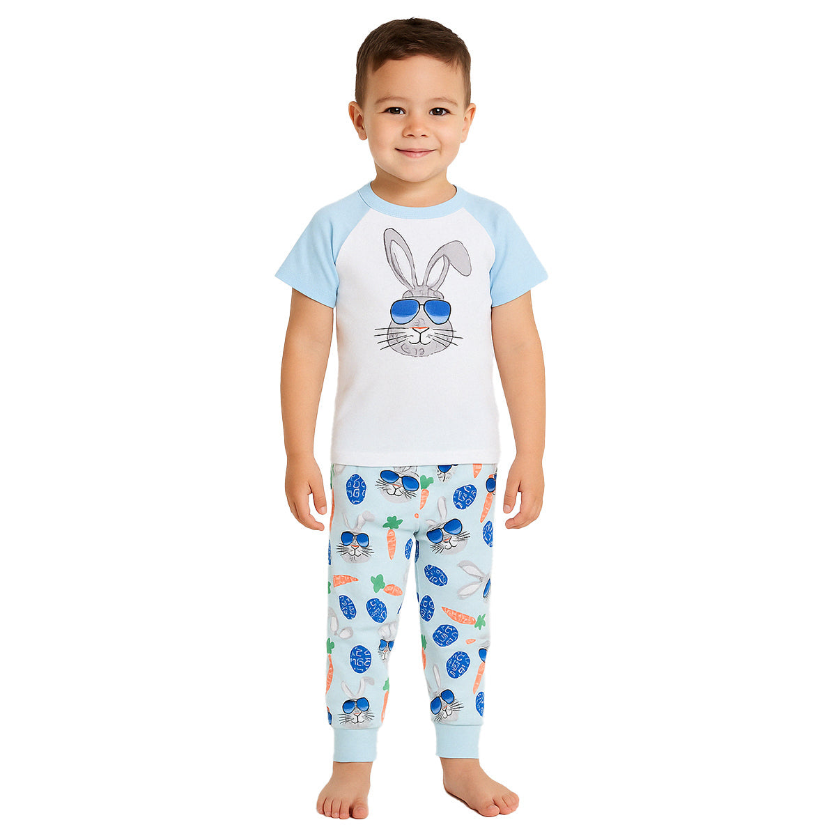 Light And Comfortable Graphic Printed Snug Fit Pajamas
