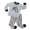 Motorcycle Print Pajama Set
