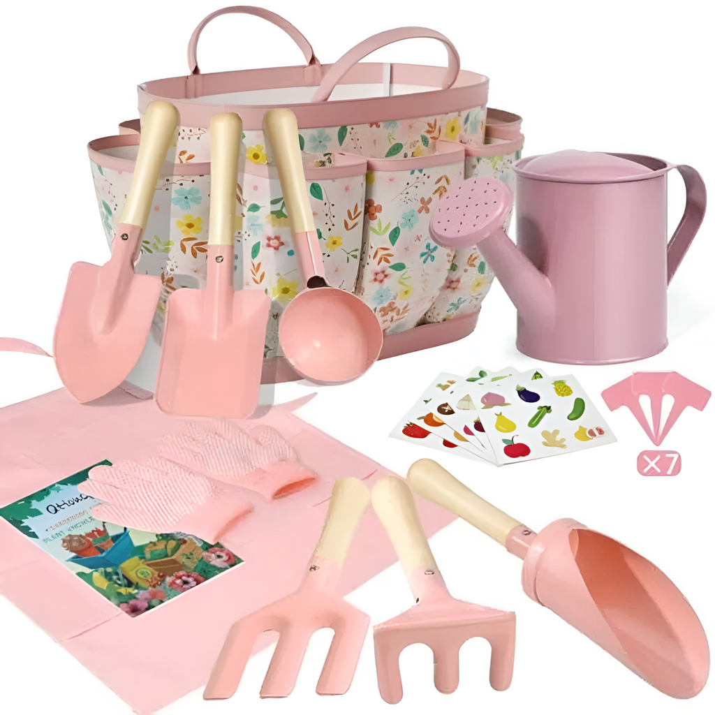 Toddler Gardening Set With Tools And Carry Bag