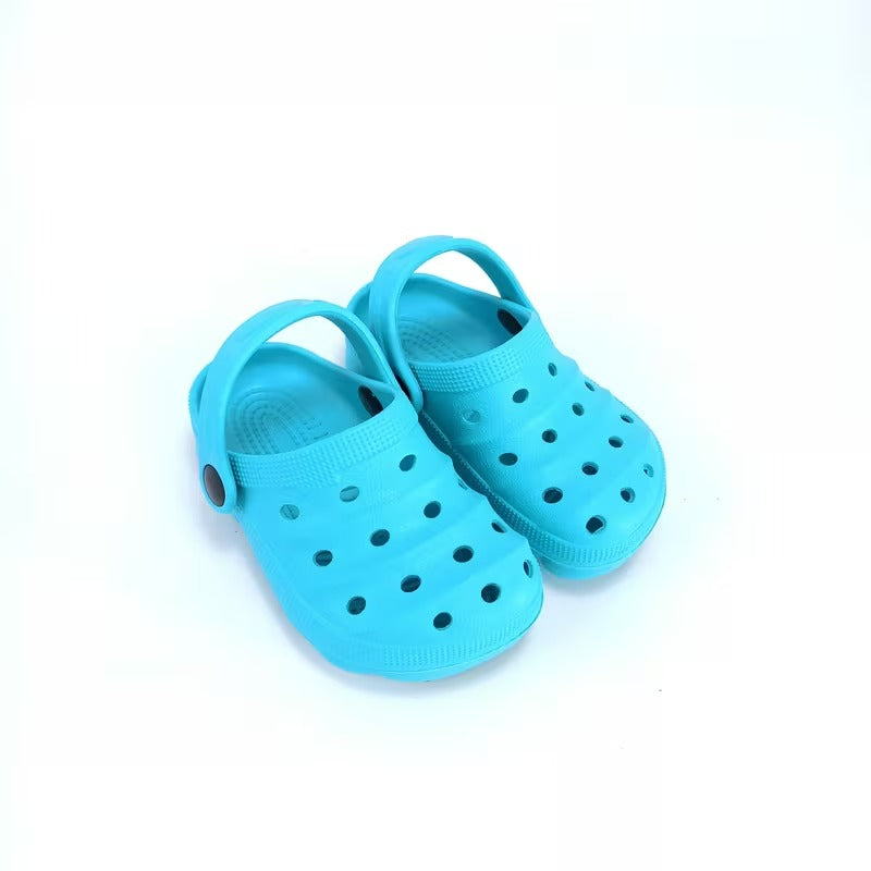 Kids Casual Hollow Design Clogs For Beach Use