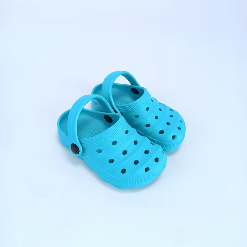 Kids Casual Hollow Design Clogs For Beach Use