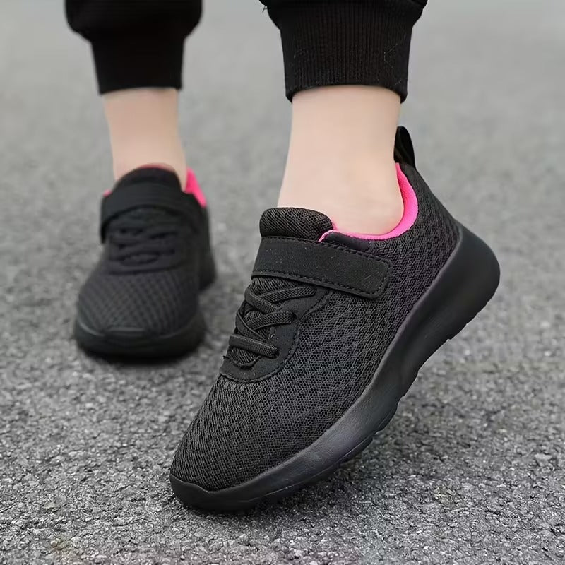 Girls Casual Athletic Mesh Running Shoes With EVA Sole