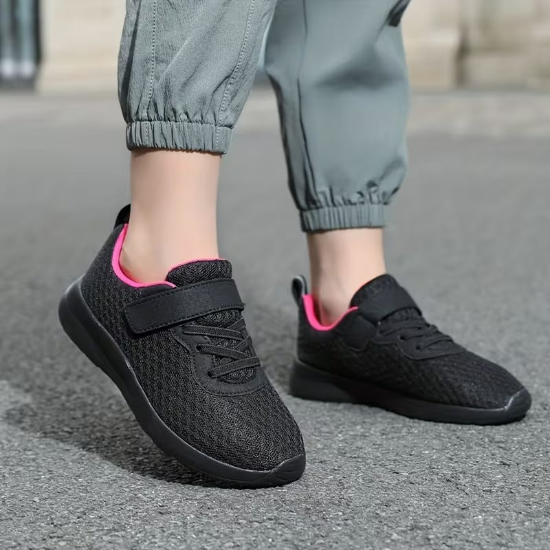 Girls Casual Athletic Mesh Running Shoes With EVA Sole