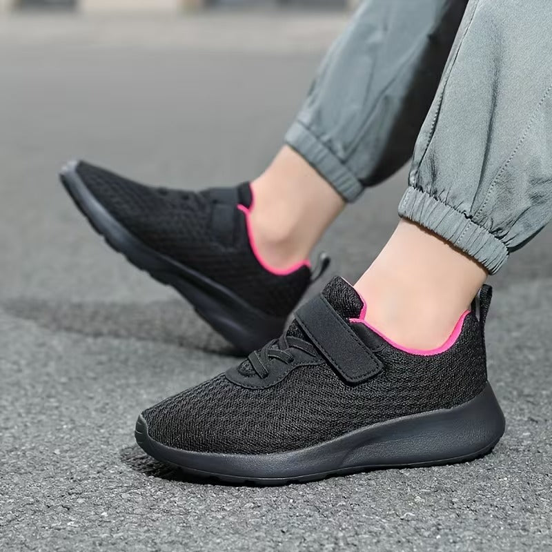 Girls Casual Athletic Mesh Running Shoes With EVA Sole