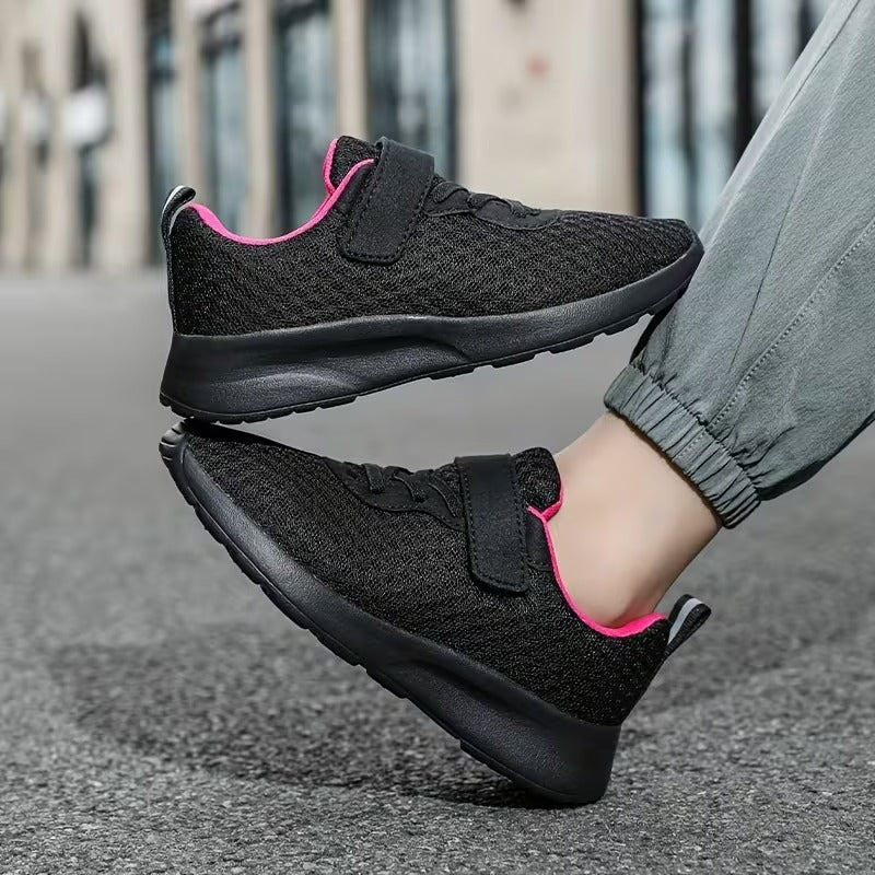 Girls Casual Athletic Mesh Running Shoes With EVA Sole
