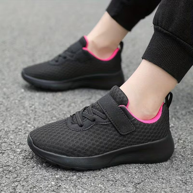 Girls Casual Athletic Mesh Running Shoes With EVA Sole