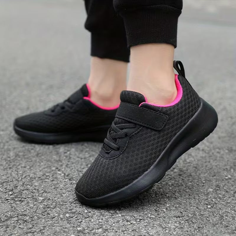 Girls Casual Athletic Mesh Running Shoes With EVA Sole